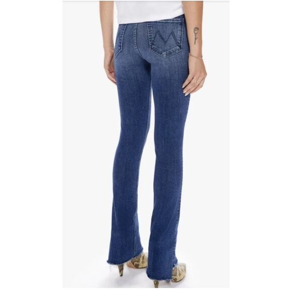 Mother The Runaway Step Fray Blue Jeans In Leaps And Bounds size 29 X 30 - Picture 2 of 16